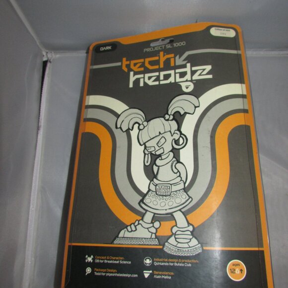 VTG Tech Headz Dark Project SL1000 Limited Edition 189/666 Yellow New In Package - Picture 2 of 5